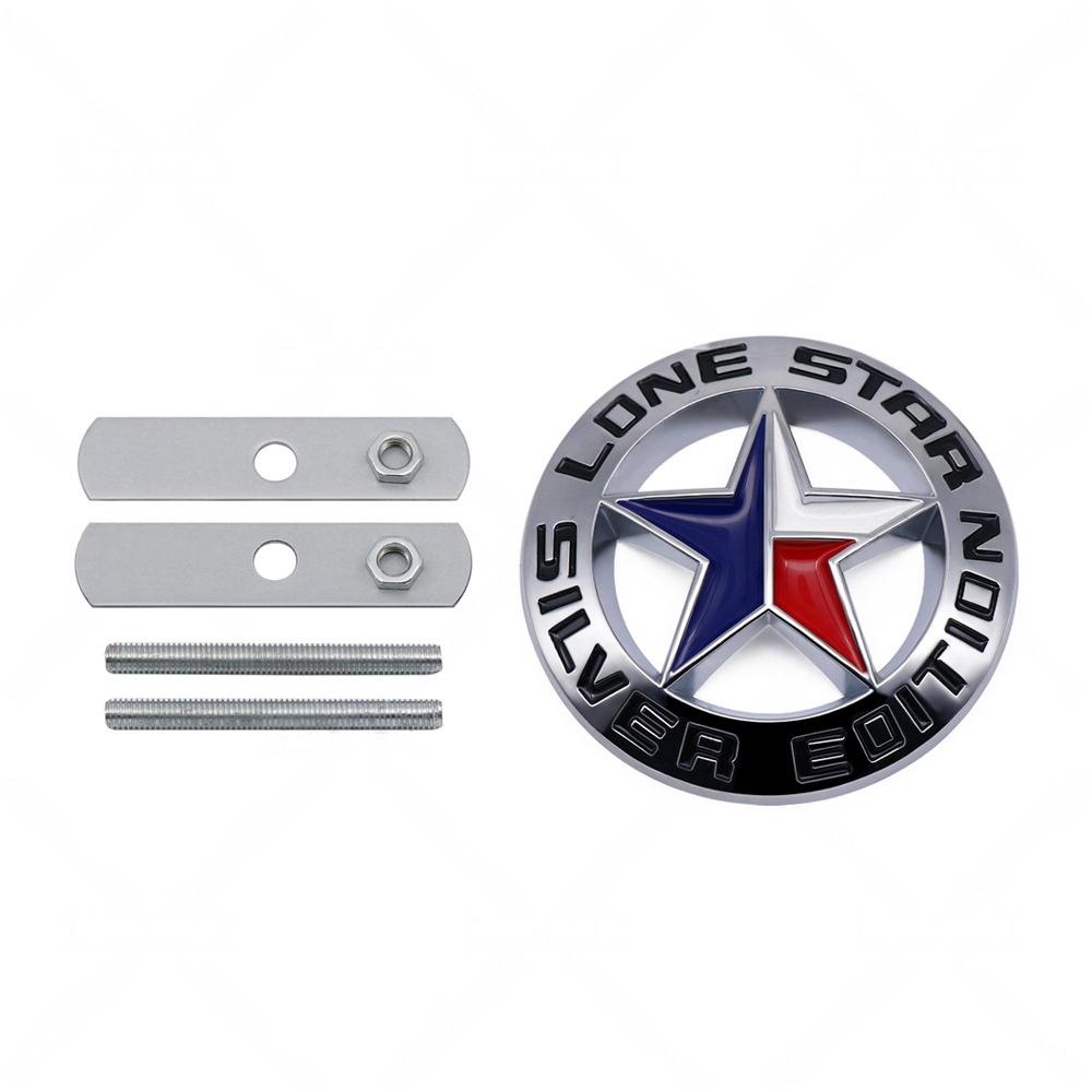 For Jeep Lone Star Texas Offroad Modified Accessories Car Logo Badge LoneStar EDITION Car Grille Air Intake Logo ALT1