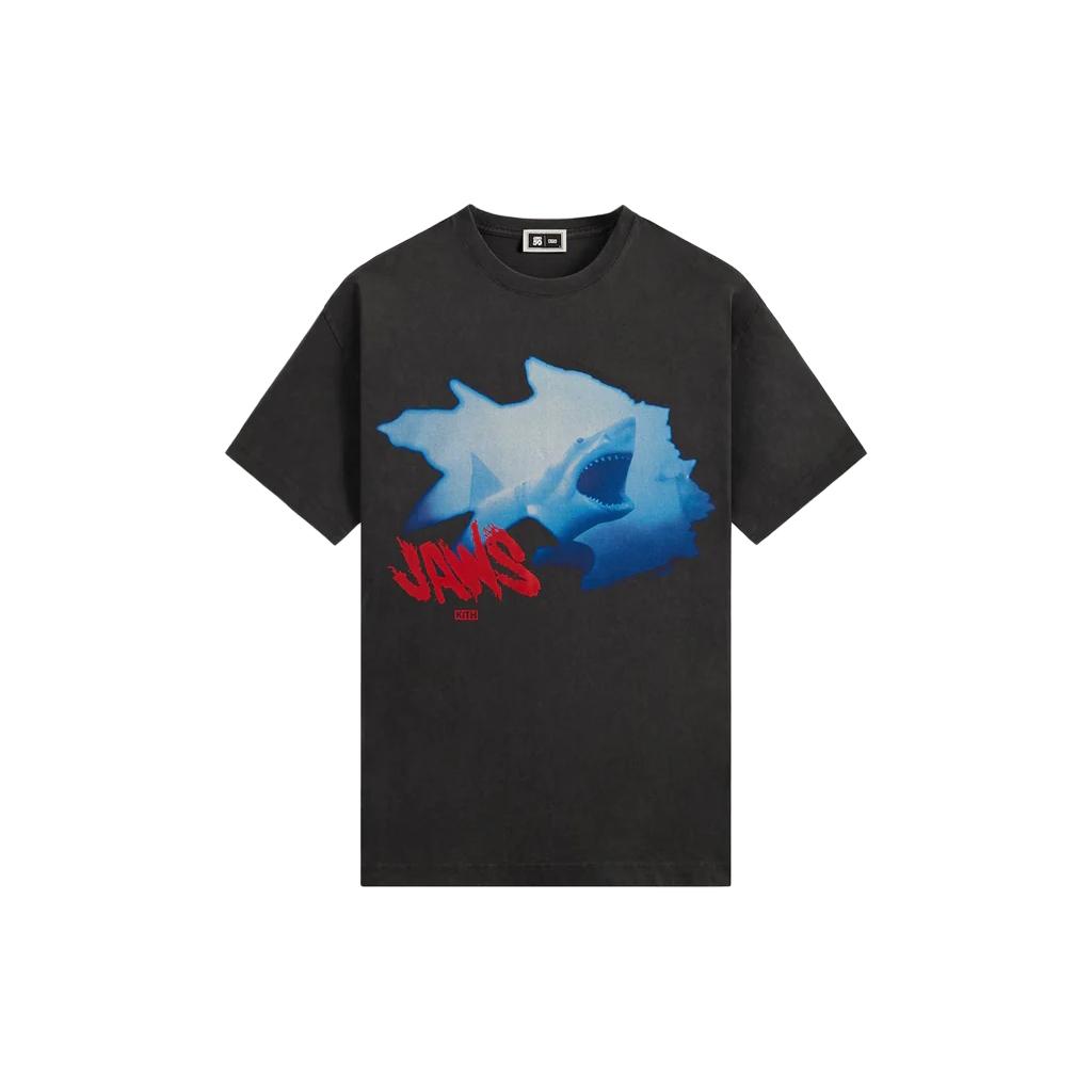 Kith For Jaws Shipwreck Vintage Tee Black Men Tops KHM034220-001