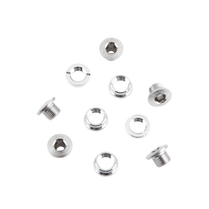 SHIMANO Gear Fixing Bolt (M8 X 6) and Nut (5 Each)