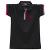 Extragroßes Sommer-Lässiges Kurzarm-T-Shirt Dicker Mann Business-Kragen Herren-Baumwolle POLO POLO