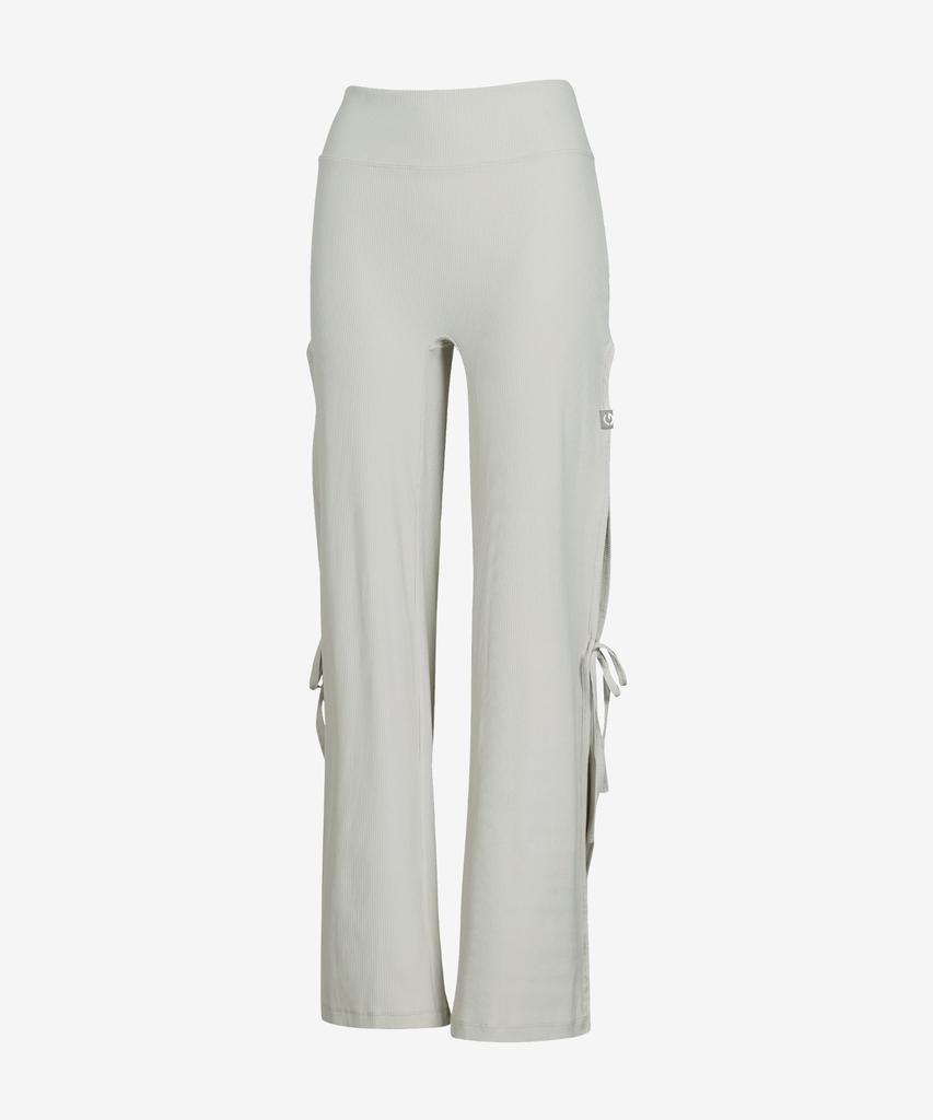 GRANDE LINE Elflex Rib Side Slit Wide Pants_5 Colors