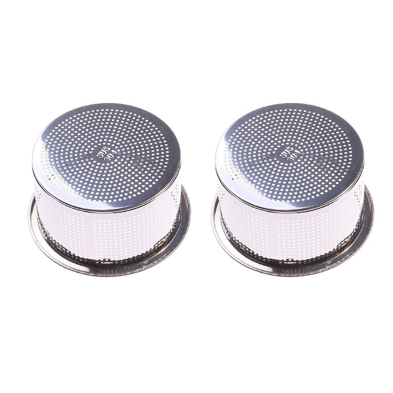 1PC/2PCS Stainless Steel Kitchen Sink Strainer with Handle Sink Vegetable Garbage Residue Strainer Basket