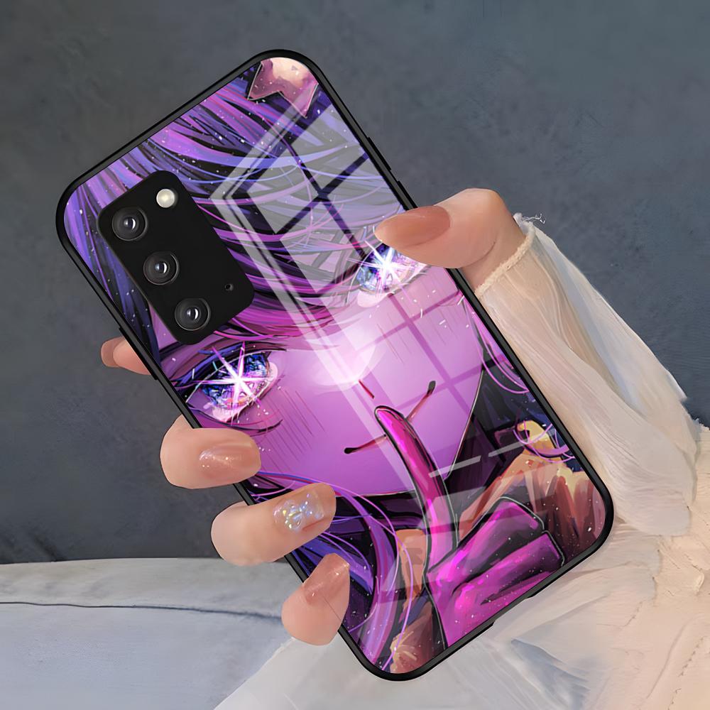 Anime Oshi No Ko Phone Case For Samsung S26 S25 Plus S20 S20 Plus S22 Ultra S23 FE S21 Plus S21 Ultra Glass Cover
