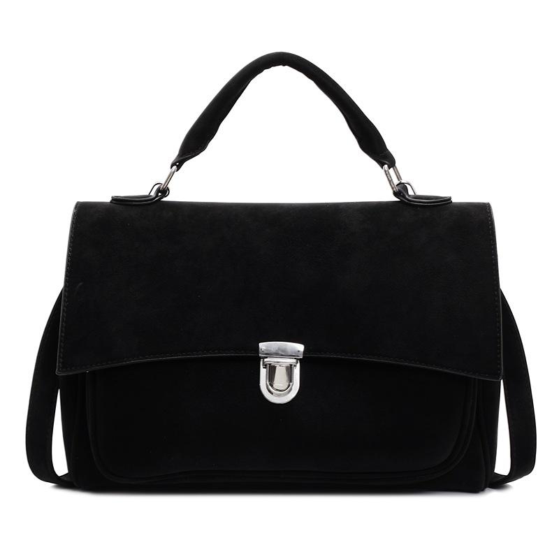 Casual Matte Briefcase Bag Female Versatile Mailman New Trendy Fashion Backpack Versatile Handbag