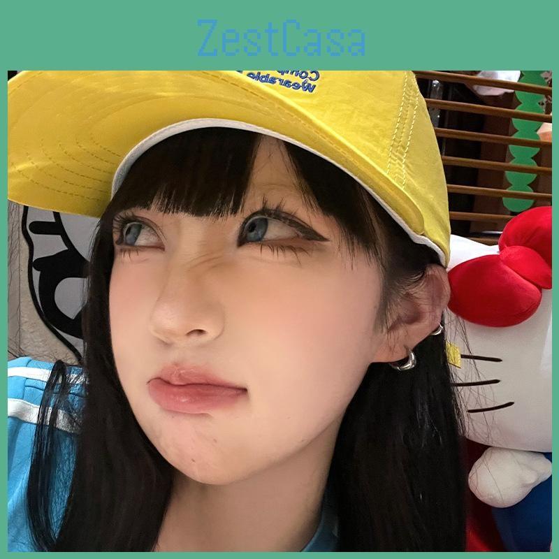 Stylish Embroidered Yellow Baseball Hat Women With Quick Dry And Uv Protection