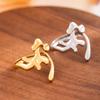 Coral Stainless Steel Irregular Ring - Colorfast Titanium Steel Plated Index/Finger Ring