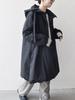 Ships Any Multi-functional Padded 2-Way Hoodie Tent Line Coat 724170006 Black One Size