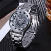 1PC Casual Business Watch Hollow Mechanical Gear Watch Men's Quartz Watches Fashion Gift