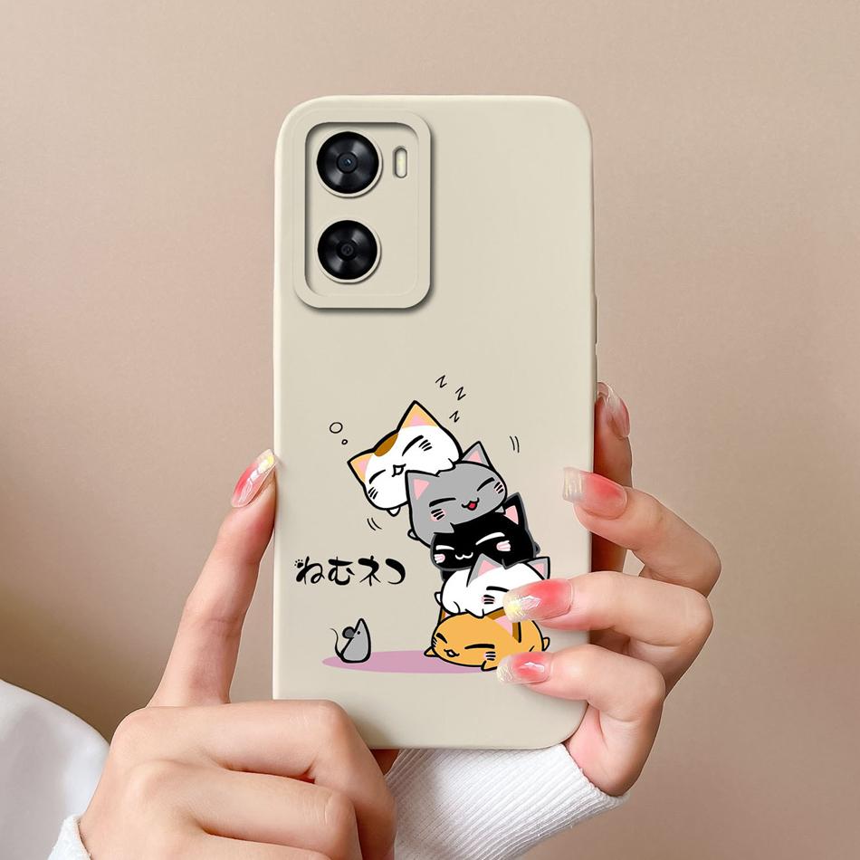 Case For OnePlus Nord N20 SE N300 Cartoon Candy Back Cover For 1+ Nord N20SE N 300 Phone Cases Soft Liquid Silicone Bumper Capa