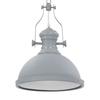 Ceiling Light - vidaXL - Round - Grey - Industrial - E27