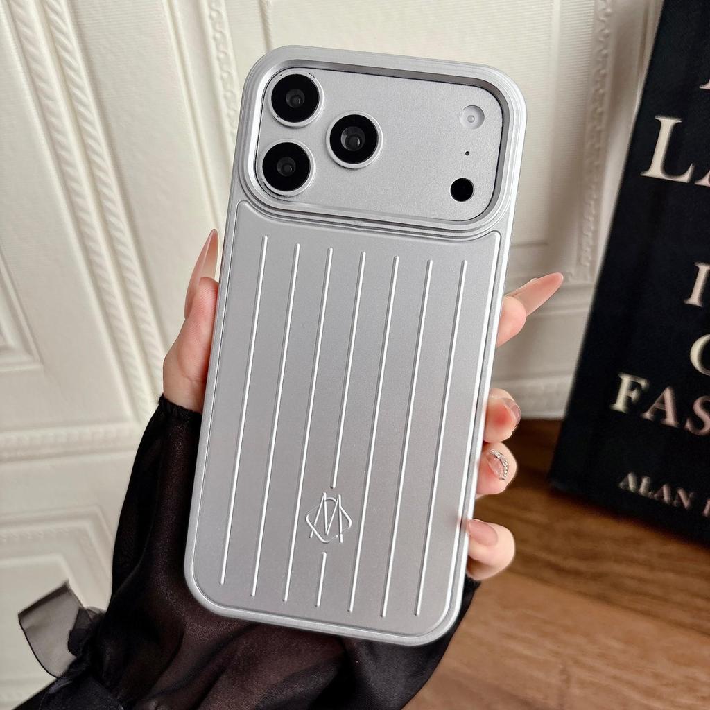 2-in-1 Solid Color iPhone 17 Pro Max Luxury Case and Stand