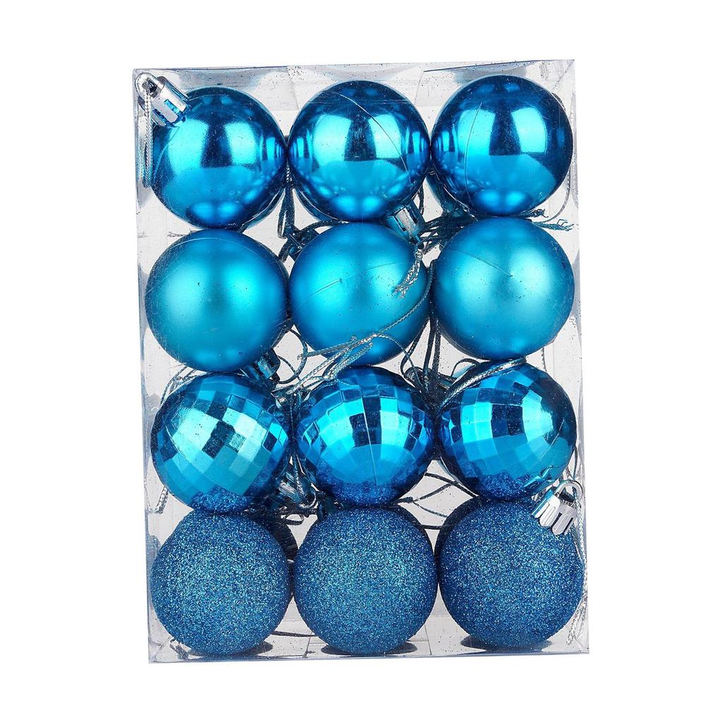 24 Stück Weihnachtsbaumkugeln Christbaumschmuck Dekorationen für Neujahr Verlobung Weihnachtsbaum Jubiläum Partyzubehör