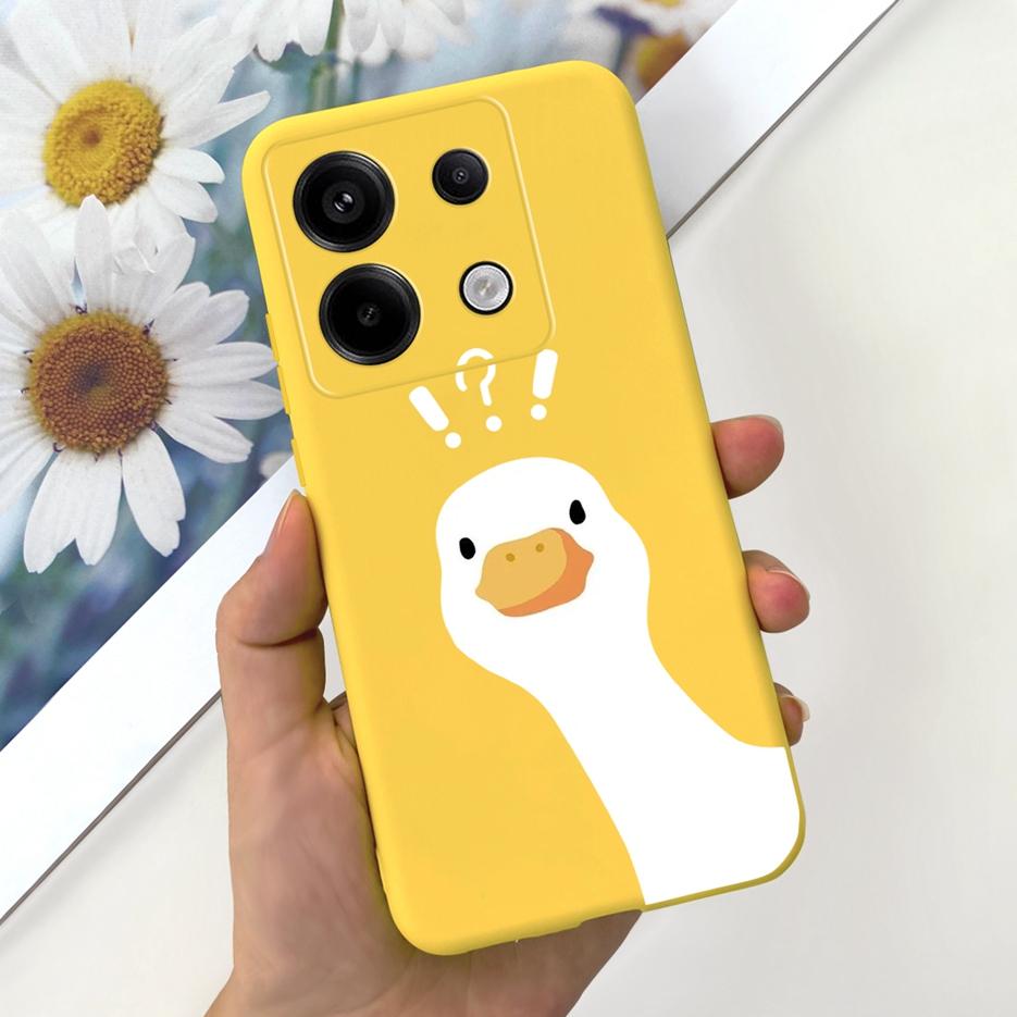 For Xiaomi Redmi Note 13 4G Case Cute Fashion Cartoon Cover Soft Silicone Phone Case For Redmi Note 13 Pro Plus Note13 5G Bumper