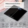 Digital Bathroom Scale Highly Accurate Body Weight Scale With Lighted LED Display Round Corner Design Weight Scale