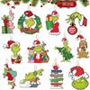 Lynch Wooden Christmas Tree Ornaments: Festive Pendant Tags for Home and Party Crafts