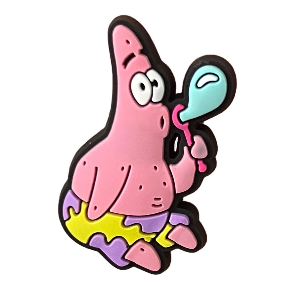 SpongeBob Cute Clog Decorations: Soft PVC Accessories for DIY Shoes