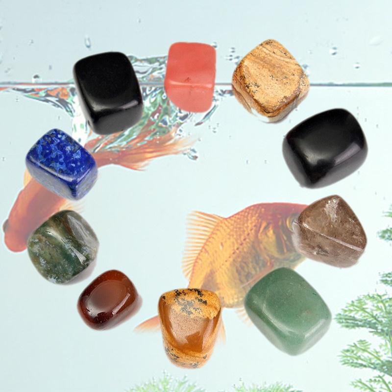 5pcs  Bulk  Mixed Natural Assorted Tumbled Stones Crystal Healing Reiki 10-25mm  MIX  COLOR