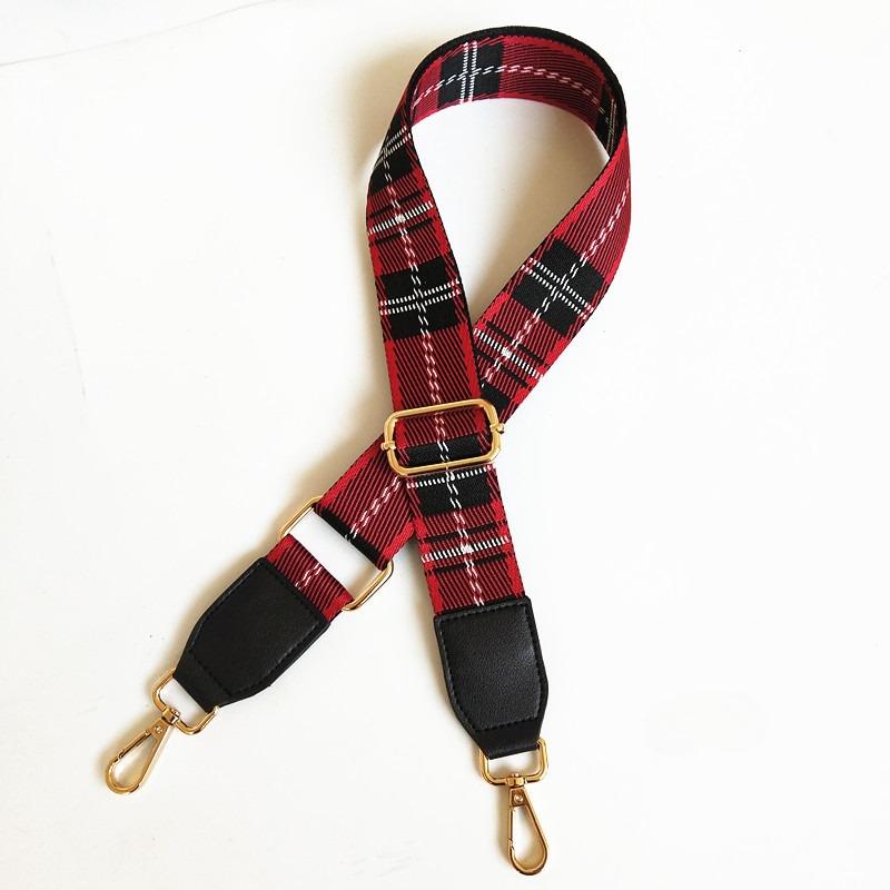 

New Plaid Bag Strap Accessories Adjustable Single Shoulder Oblique Span Women s Bag Strap Extended Wide Bag Strap Accessories