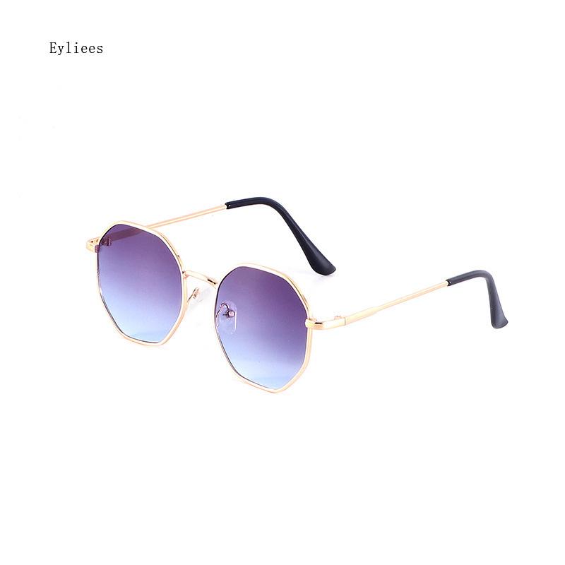 Personalized Multi Women's Sun Goggles New Fashionable Metal Polygonal Sunglasses Driving Travel Anti UV Sunshades Sunglasses