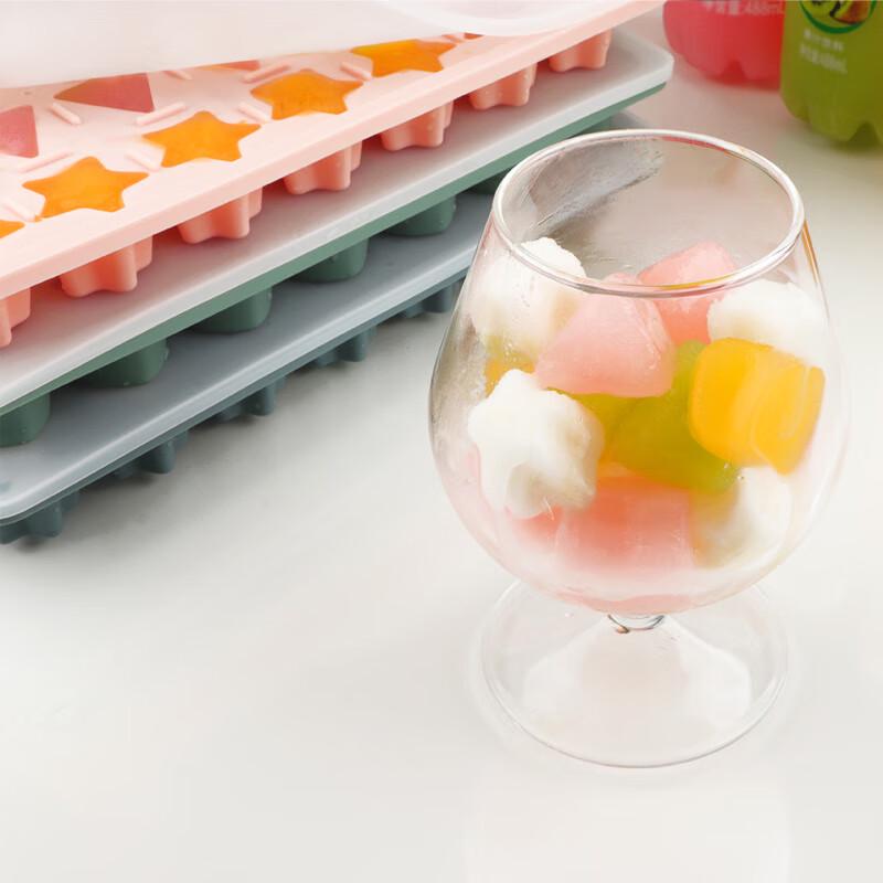 Silikon Stern, Dreieck & Herz Eiswürfelform