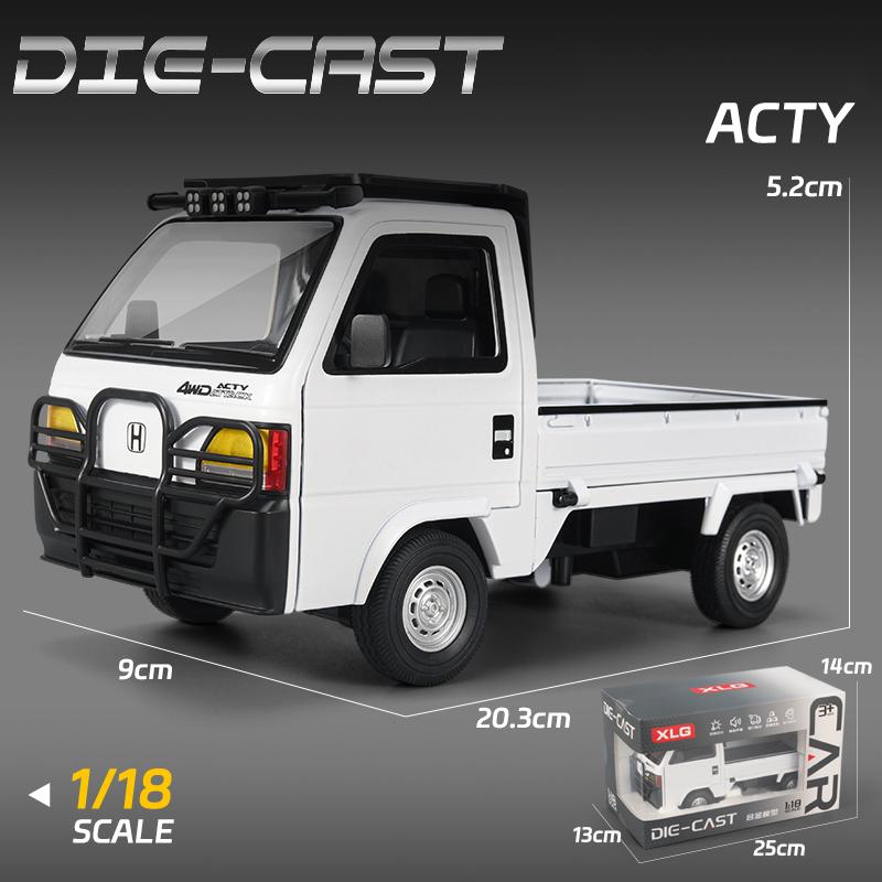 

1/18 Scale Metal Die-cast Truck Model Simulation Sound and Light Realistic Details Suitable for Children Over 6 Years Old Toy