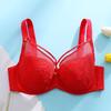 Cross Chest Plus Size Bra Women's Lace Sexy Push Up Bra U-shaped Plus Size Bra