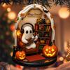Read Halloween 2D Flat Acrylic Hanging Decoration Halloween Night Decoration Listing