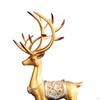 European Style Reindeer Statue, Deer Figurine Ornament Resin Collection Craft Animal Sculpture for