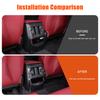 ABS carbon fiber pattern Rear outlet anti-kick cover For BMW X3 G45 2025+ Car interior accessories