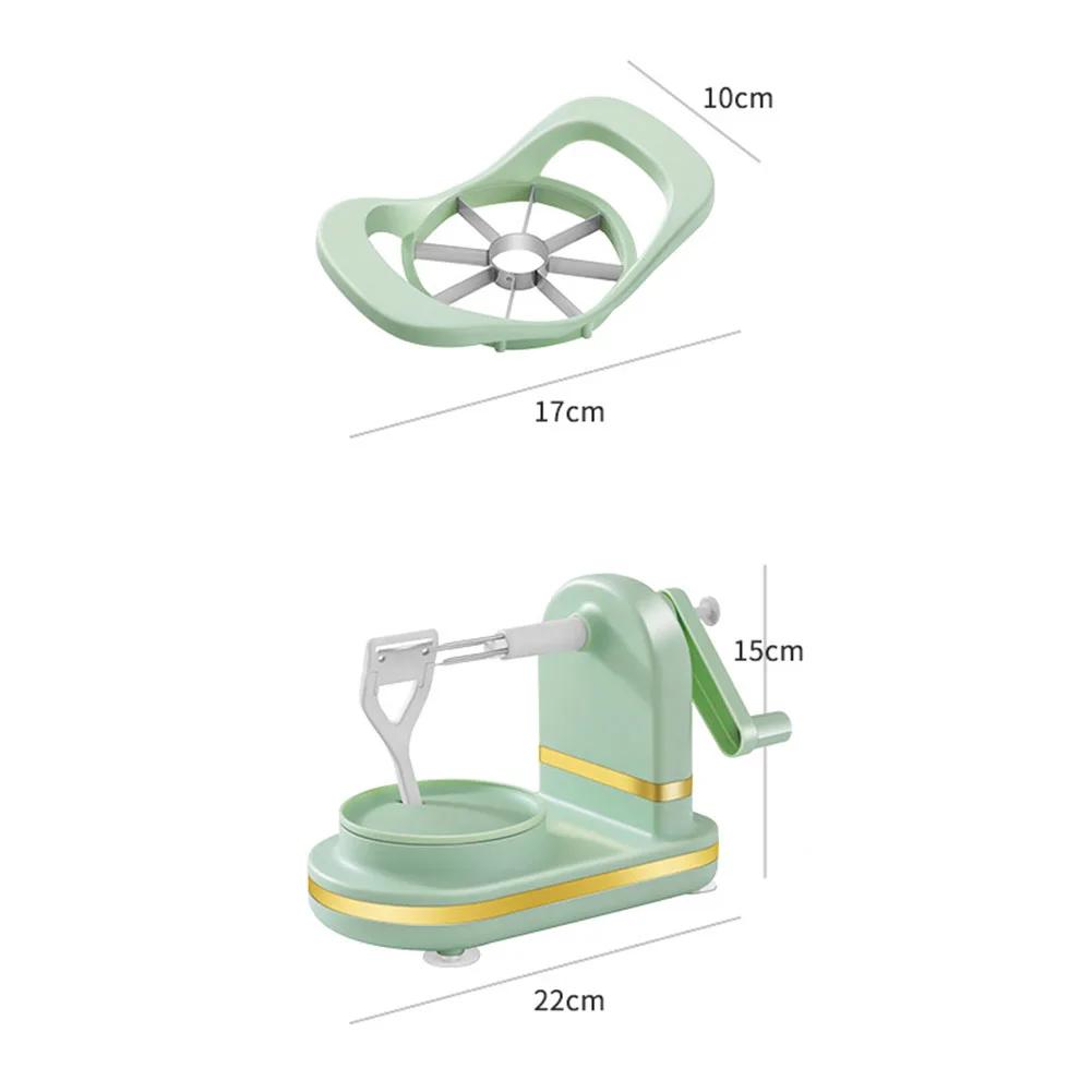 Apple Peeler 3 in 1 Hand-cranked Fruit Peeler Stainless Steel Core Slice Cutter Slicing Tools Kitchen Apple Slicer Corer Cutter