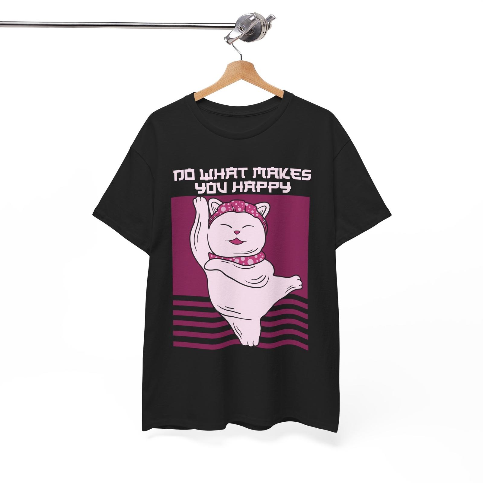 Do What Makes You Happy T-Shirt | Shinto Shrine Japan Tee | Spiritual Zen Shirt Unisex T-Shirt L