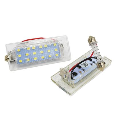 2 Stück LED Kennzeichenleuchte für Auto Kennzeichenlampe für E53 1999-2003 E83