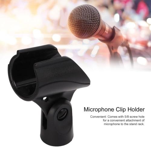 Kafuty-1 Wireless Microphone Clip, Portable Microphone Clip for Microphone Stand
