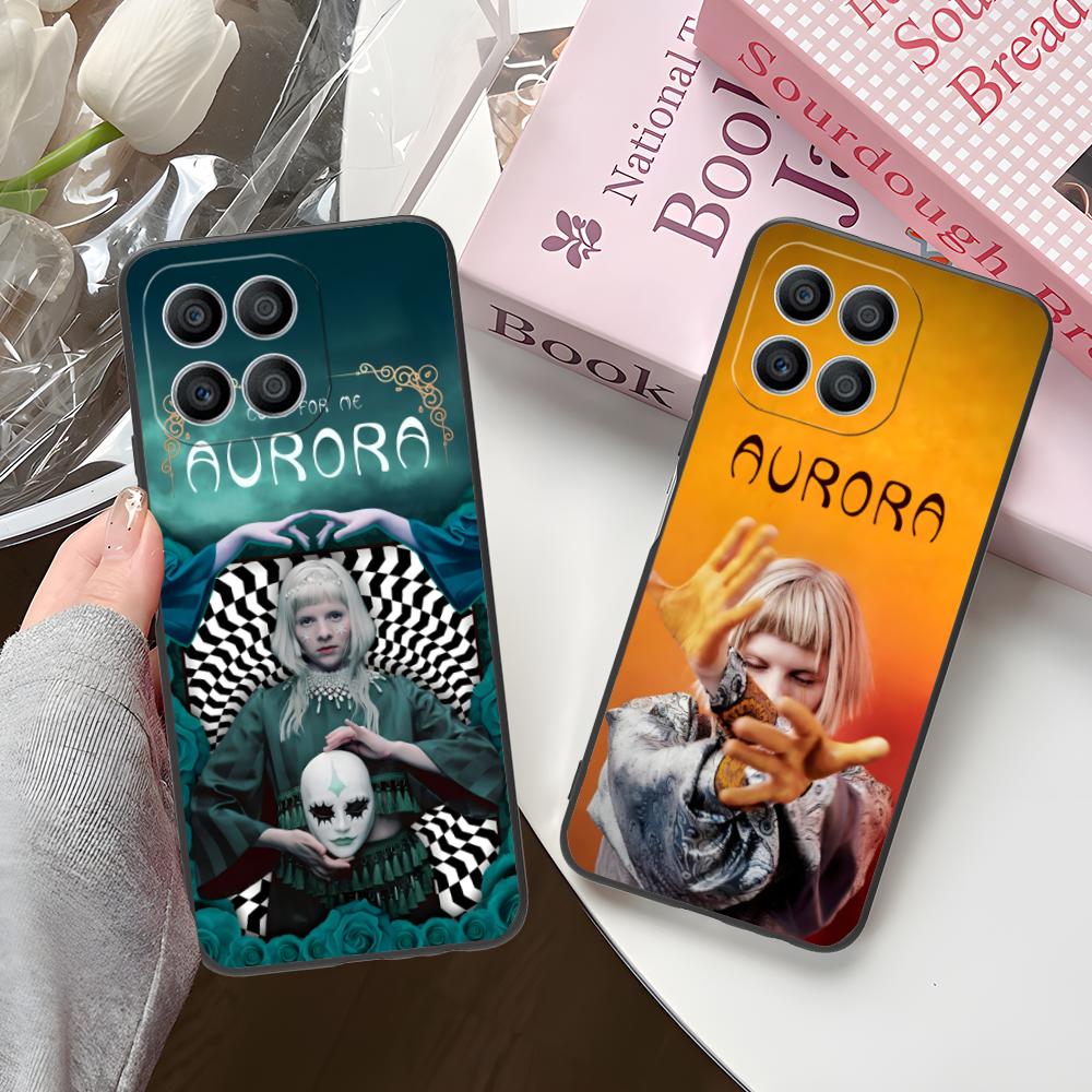 Aurora Aksnes Matte TPU Mobile Phone Case for Honor 90 80 70 60 50 30 20 10 9 8 7 Pro S SE Lite 5G Colorful Printing Cover
