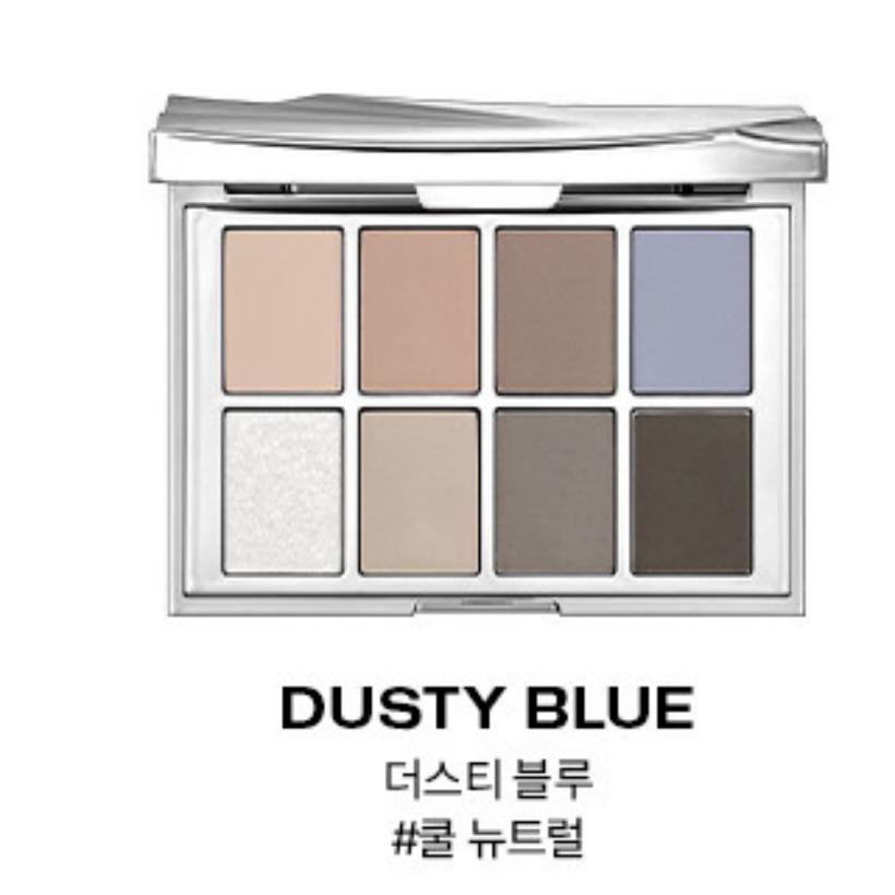 RISKY Палетка пигментированных теней для век 8.8г Корейская косметика Dusty Blue