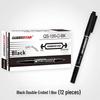 Compact Double-Ended Oil-Based Marker Pen Set - Black, Blue, Red Fine Liner, Quick-Drying & Fade-Resistant for Art & Painting