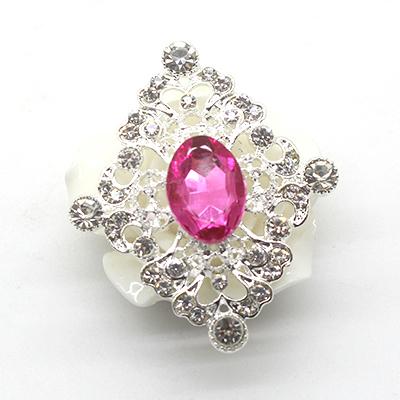 New Fashion 10Pcs 40*46mm Metal Acrylic Crystal Rhinestone Buttons For Craft Embellishment Diy Clothing Decorative Accessories