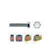 GENERIQUE - Vis Metrique Hexa. Din 933 8x16 Plat Zinc. Boîte 100 Uni. Celo