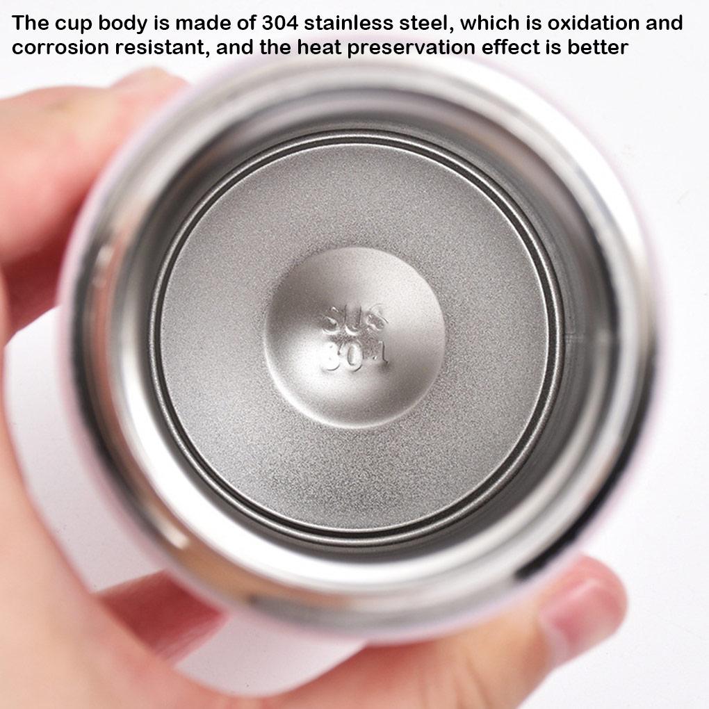 Stainless Steel Smart Vacuum Flasks Temperature Display Coffee Tea Kettle Thermal Bottle for Home Travel Office