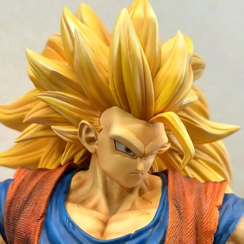 54Cm Jt 2% Ssj3 Goku Series Desktop Ornament Action Figures Model Toys Large Size Pvc Static Statue Collectable Periphery Gifts