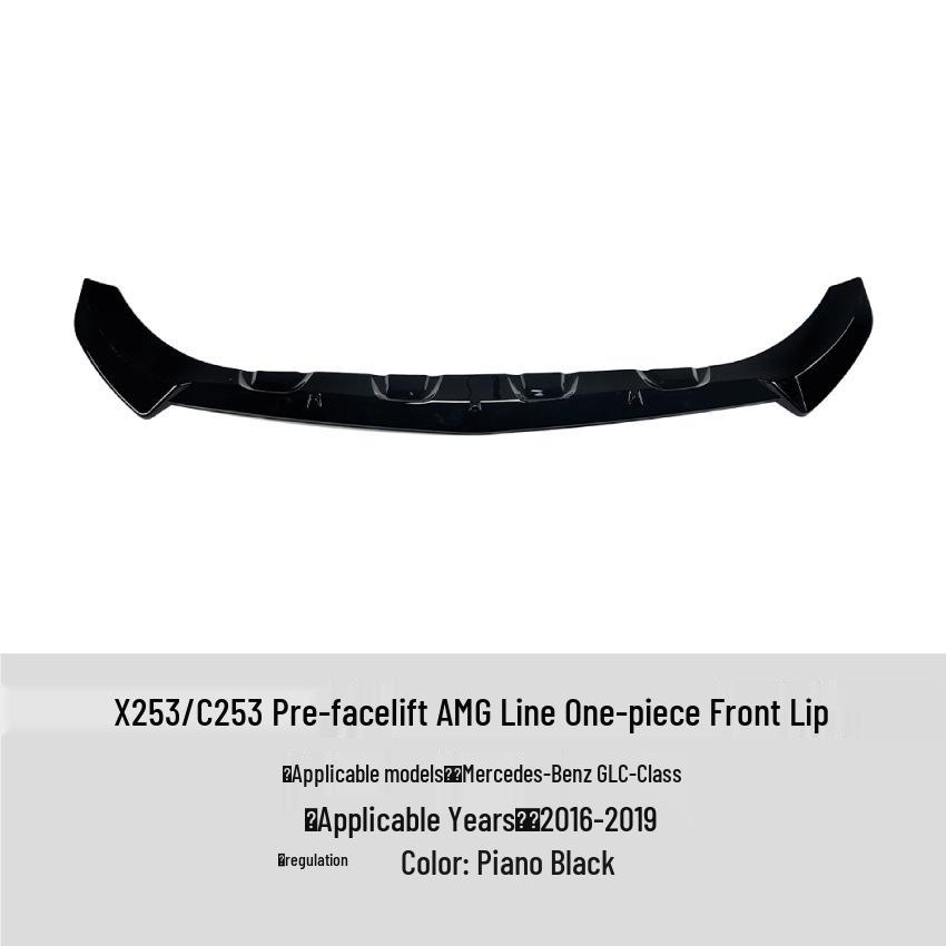 Mercedes-Benz GLC-Class X253/C253 (2016-2019) Pre-Facelift Sport Front Lip Shovel.