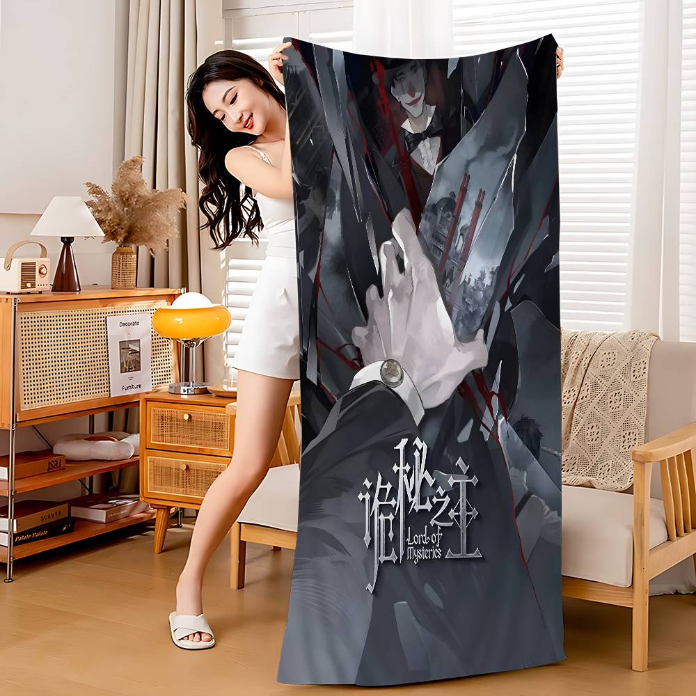 Lord of Mysteries Anime Microfiber Blanket Quick Drying Beach Towels Oversized Printing Super Absorbent Pool Towel Blanket