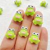 20Pcs Cute Mini Cartoon Frog Nail Art Resin Designer Charms DIY Craft For Nail 3D Decorations Jewelry
