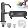 Dozownik płynu do naczyń do zlewu kuchennego Dozownik na blat Pompka dozownika mydła z półką na przechowywanie Zestaw z rurką przedłużającą, Pod zlewem