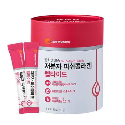 Daewoong Life Science Fish Low Molecular Fish Collagen Peptide, 180g, 1 piece,Korean Health Food