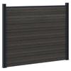WPC and Aluminum Fence Panel Black