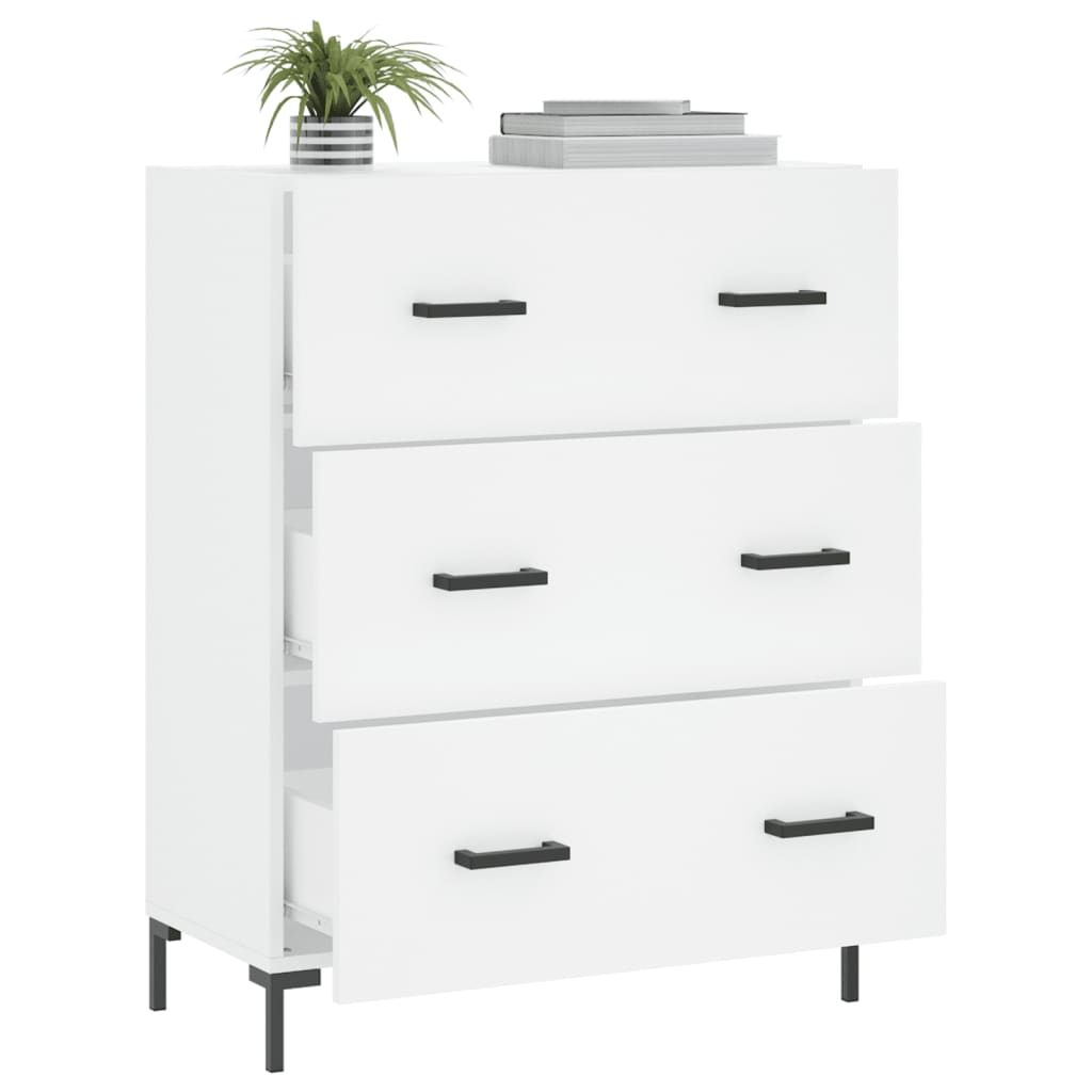 Sideboard White 69.5 x 34 x 90 cm Particleboard