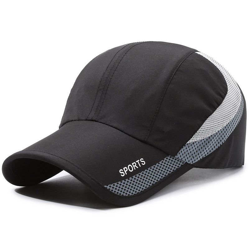 

Sports Printing Mesh Sunshade Hat Baseball Cap Peaked Caps Breathable Gifts чорний