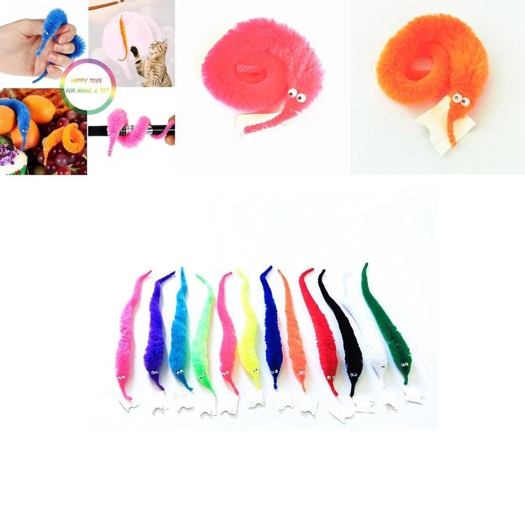 Magiczny Robak Kręty Zabawny i Unikalny Pluszak Dla Psotników Entuzjastów Magii 22,5 cm