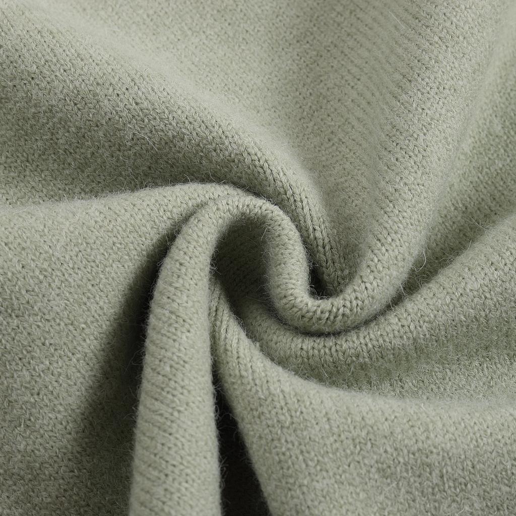 AMI 2025 Classic Couple's Embroidered White Heart Cardigan Wool Sweater